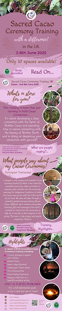 Sacred Cacao Ceremony Training UK