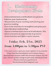 Mediumship Development Circle