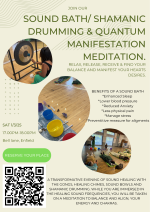 Sound Bath/Shamanic Drumming & Quantum Manifestation Meditation